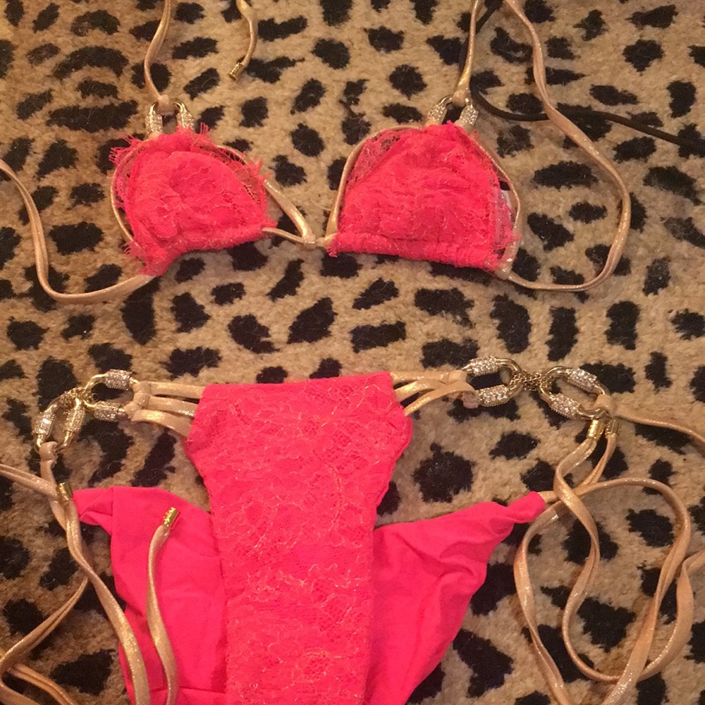 Beautiful beach bunny bathing suit
